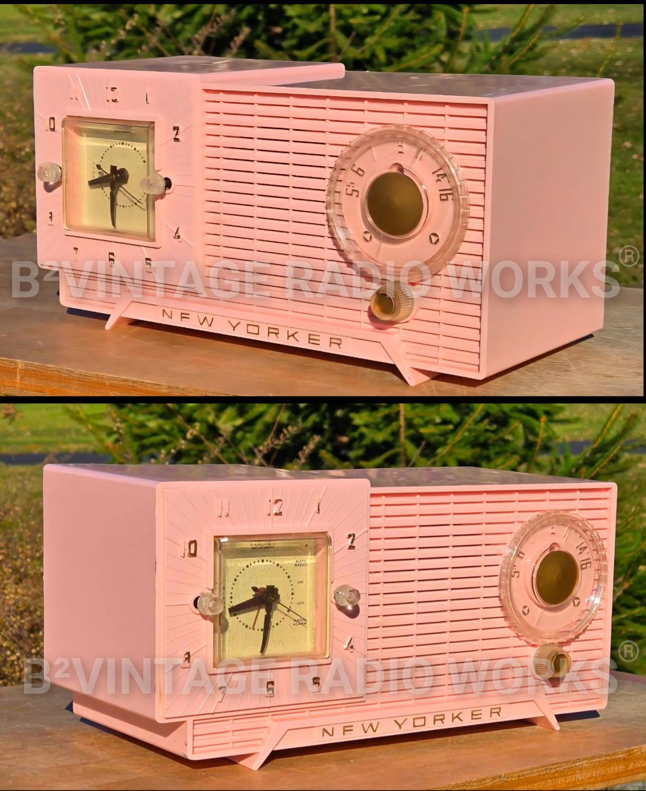 トランシーバー NEWYORKER 40 AM/FM 1956 New Yorker model 5C1 clock radio