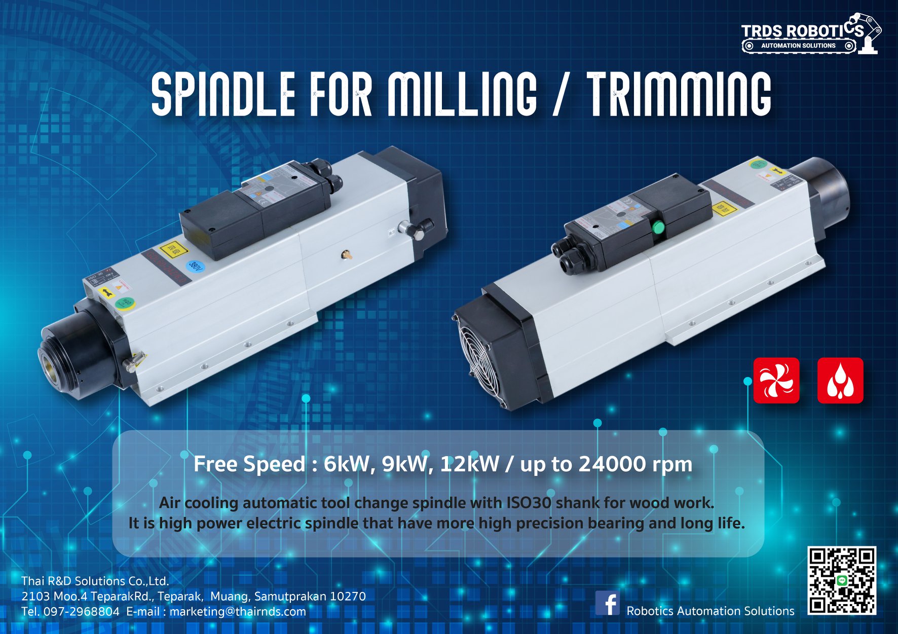 จำหน่ายหัว Spindle... - Thai R&D Robotics Solutions | Facebook