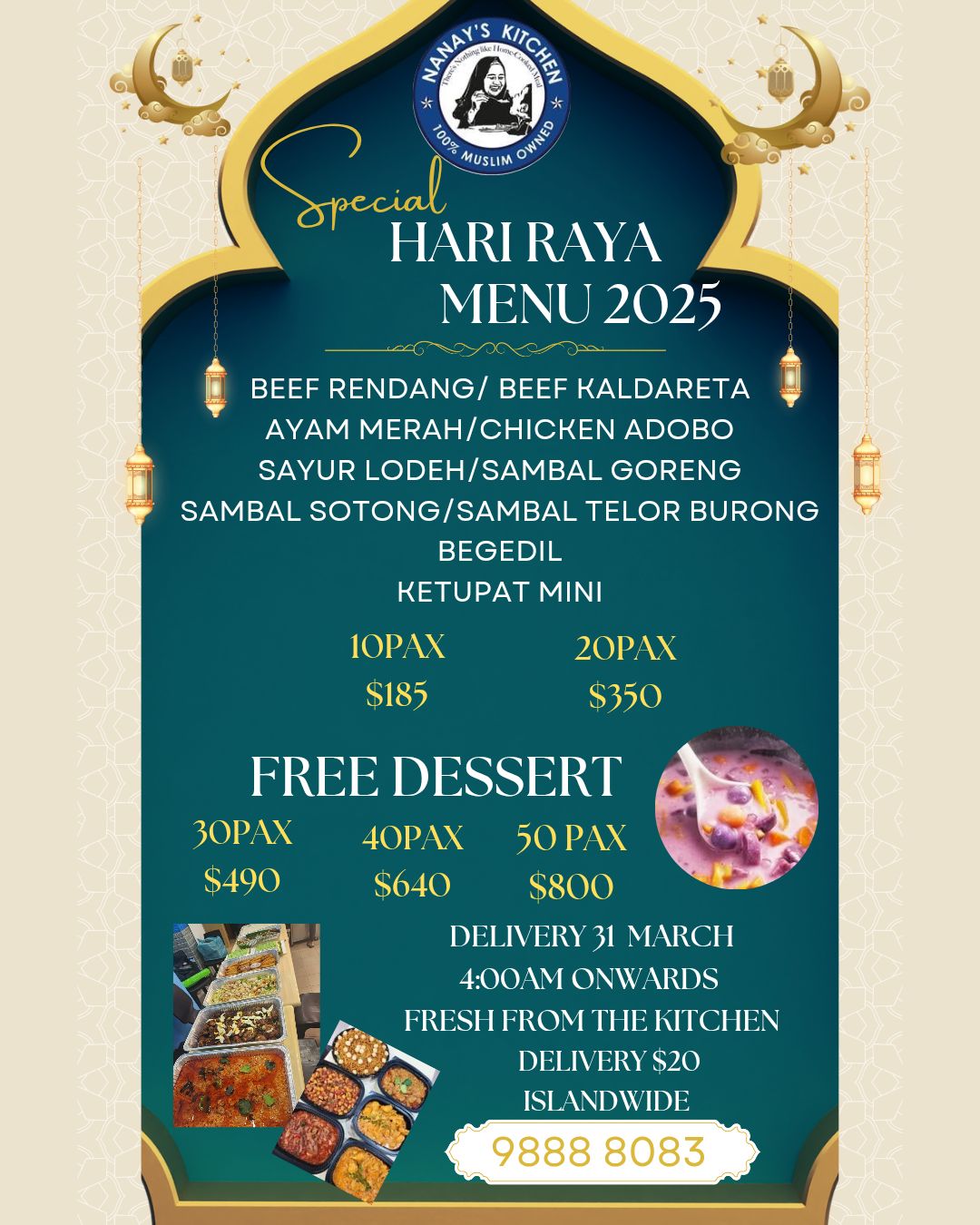 Nanay's Kitchen - 🌙 Reserve Your Slot for Hari Raya! 🎉... | Facebook