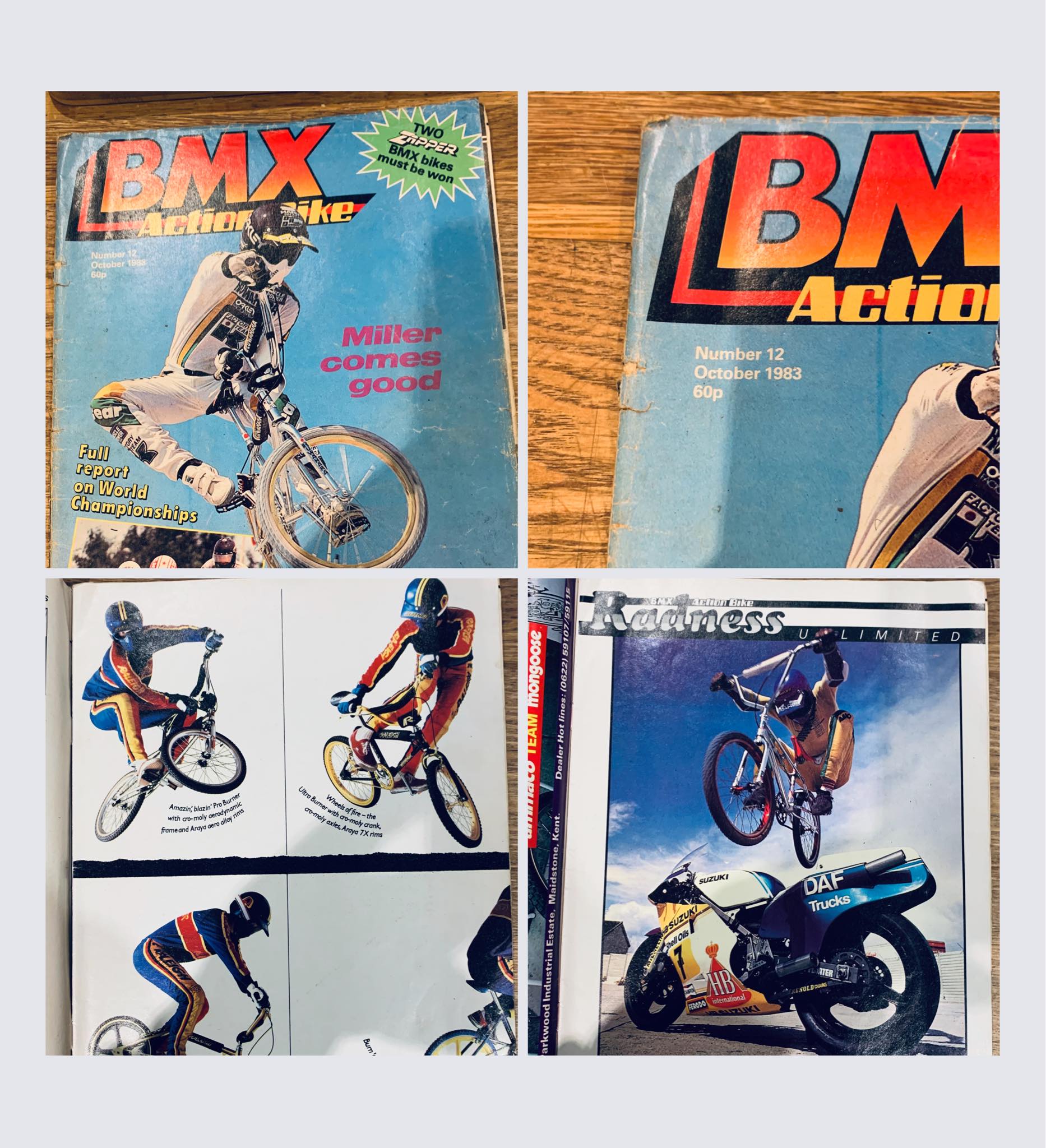 Old school BMX magazine inspiration and dream bikes
