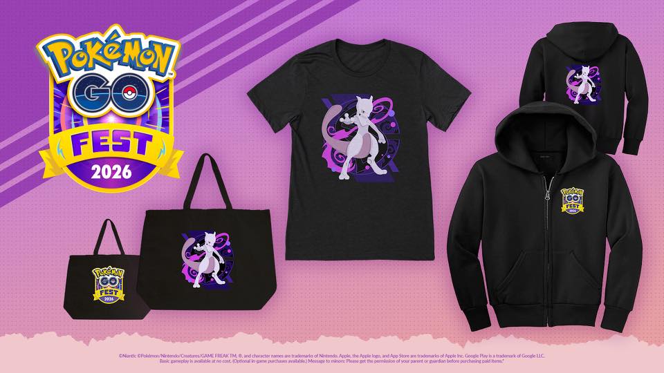 Pokémon - Merchandise that is available ln the Niantic Supply