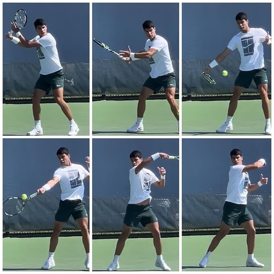 Tennis.Haus - “Breaking down Carlos Alcaraz’s explosive forehand in 6 ...