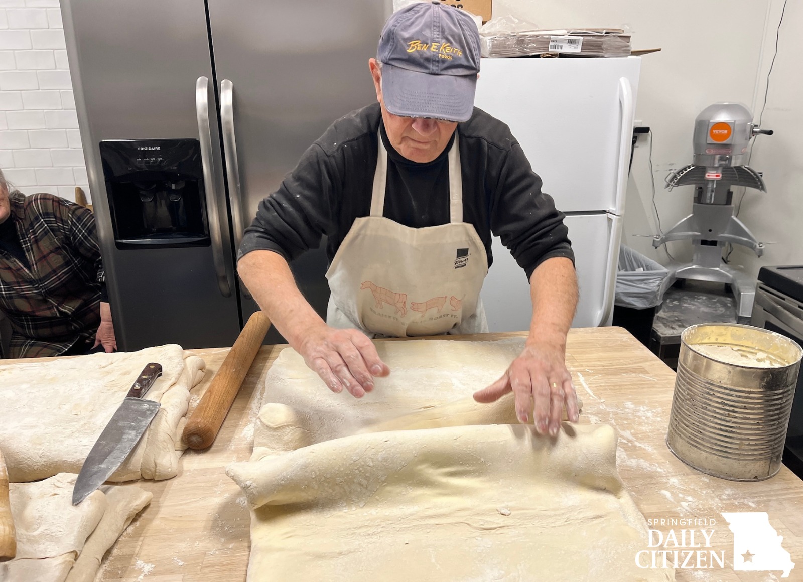 At 82, chef Roland Parny still rolls dough before most people wake 