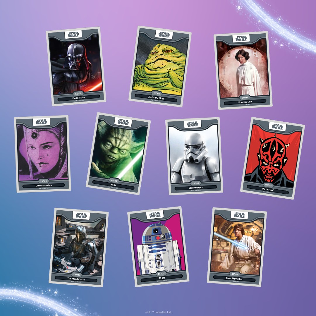 A closer look at the Star Wars cards… 👀 Disney Worlds of Wonder