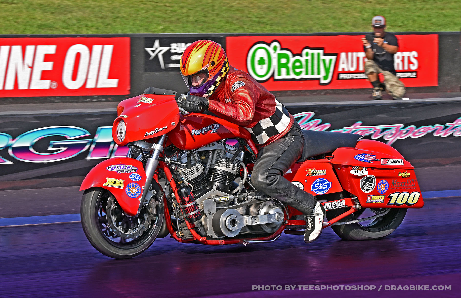 MXR dynacomp “FAT” Mod Sam's passes from the NDRC Pro Stock Nationals 🔥 9.60 → 9.45