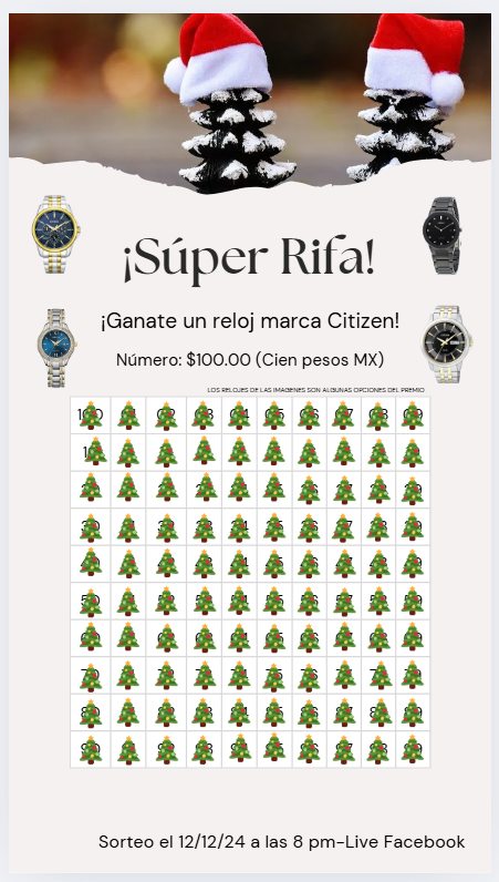 RIFA RELOJ