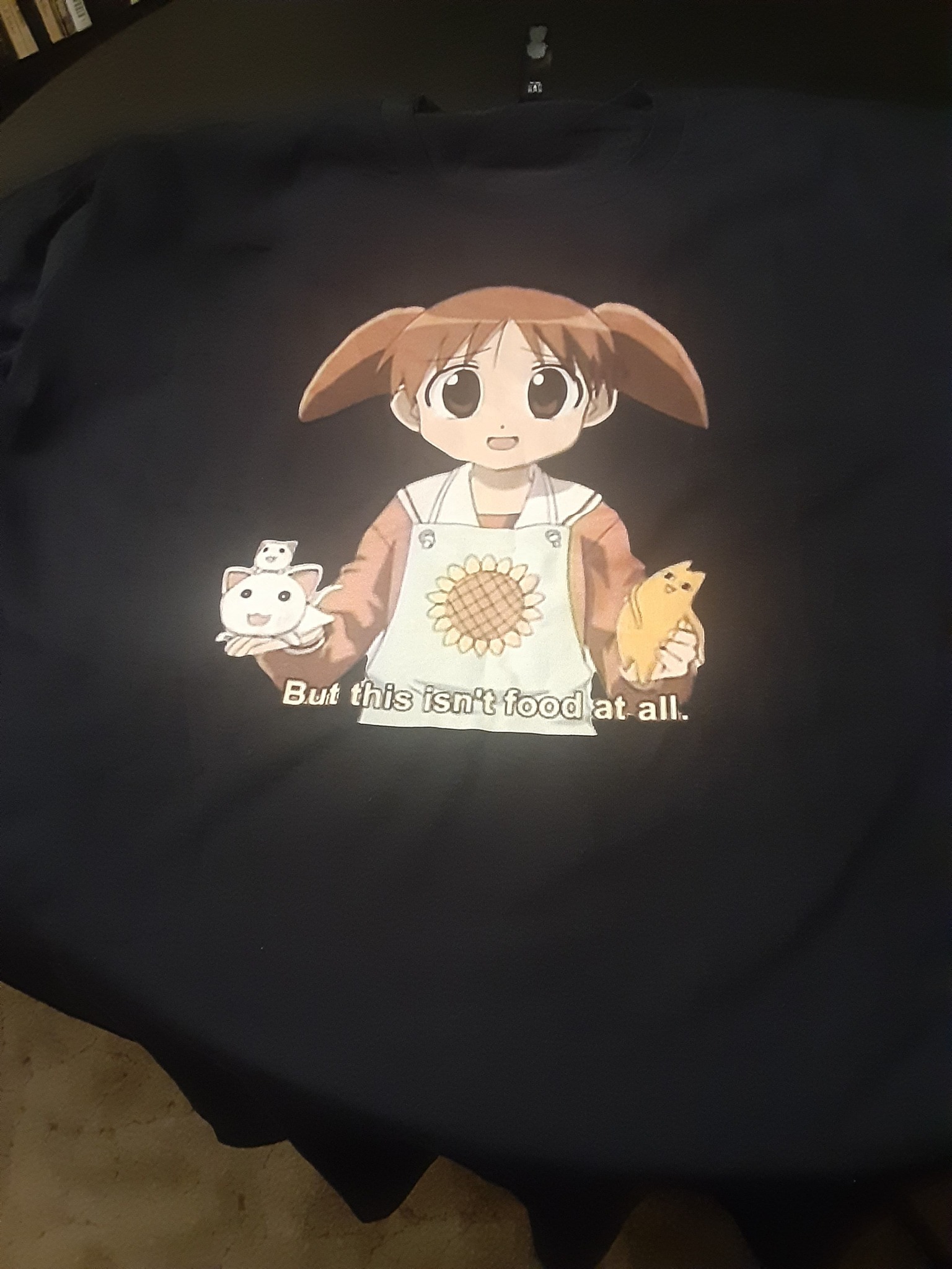 Mom surprises me with Chiyo shirt from Azumanga Daioh