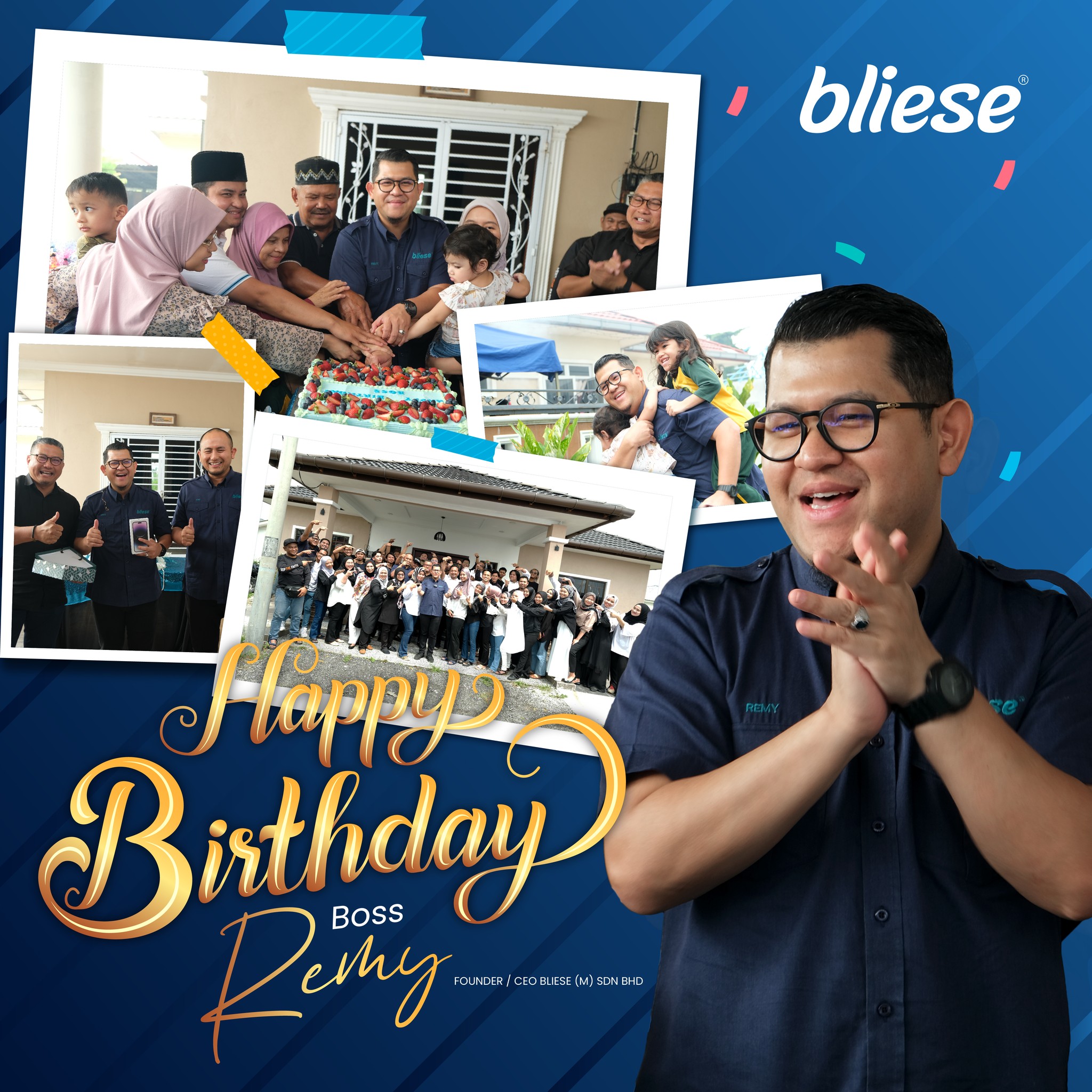 Bliese - SELAMAT HARI LAHIR BUAT FOUNDER BLIESE, BOSS REMY @ Suhaimi ...