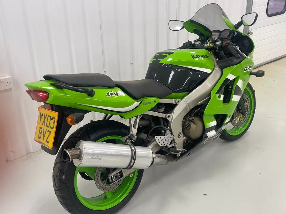 Some bikes are stored better than others 2003 Kawasaki ZX-6R