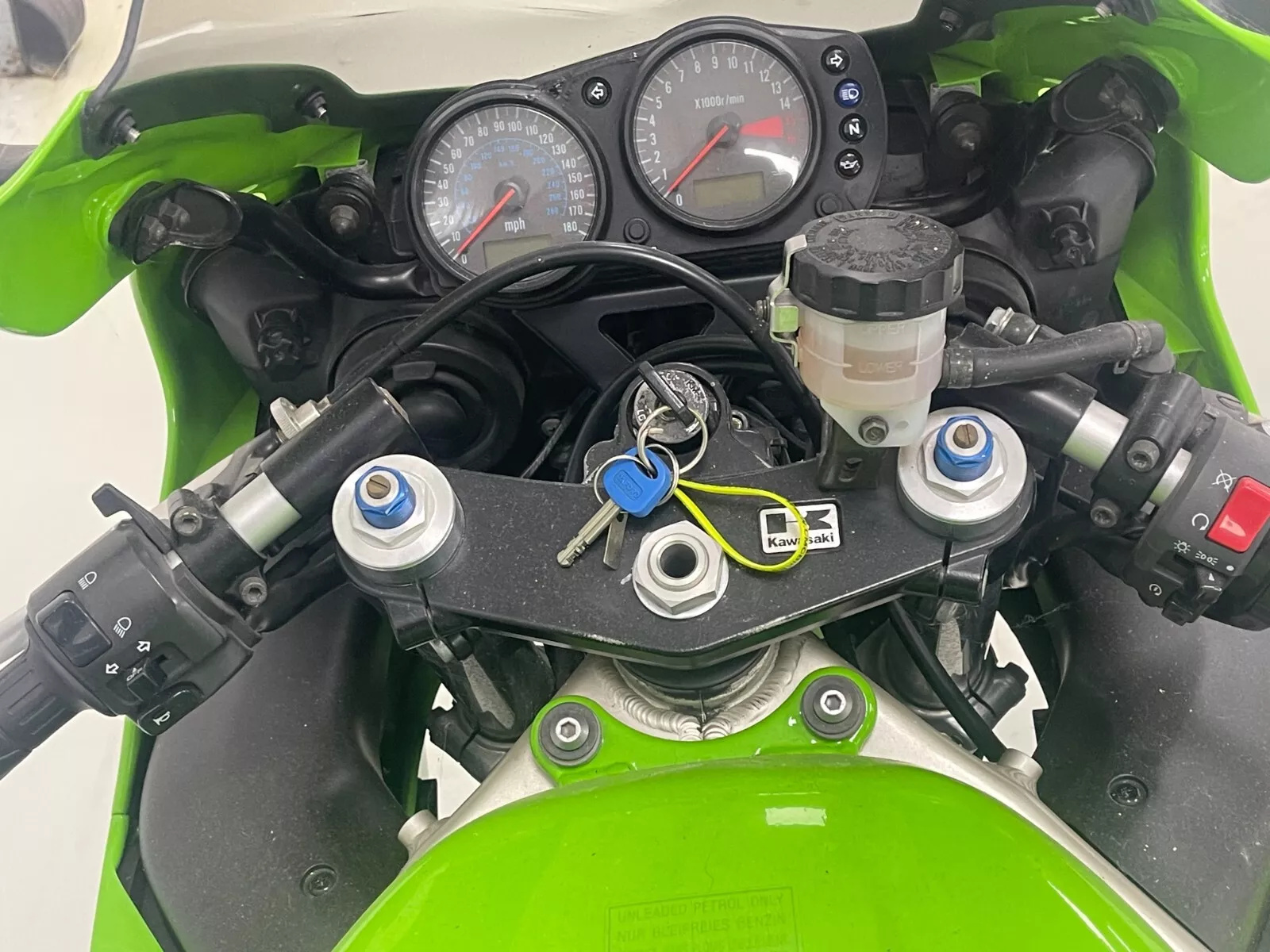 Some bikes are stored better than others 2003 Kawasaki ZX-6R