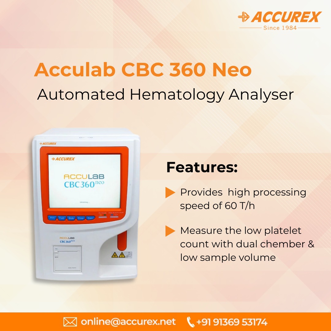 Introducing the Acculab CBC 360 Neo:... - Accurex Biomedical | Facebook