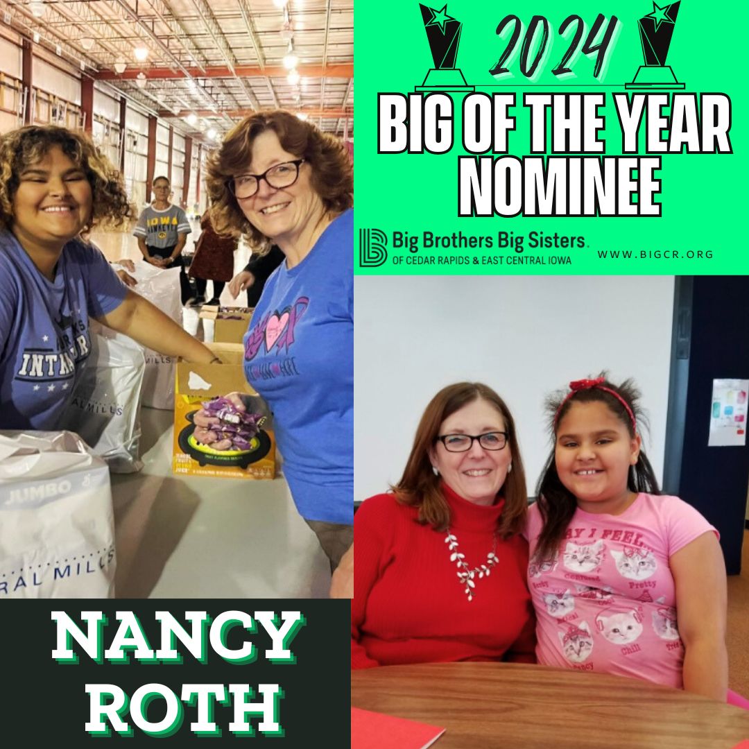 Big - 🏆 Big of the Year Nominee: Nancy Roth 🎉 We are thrilled to ...