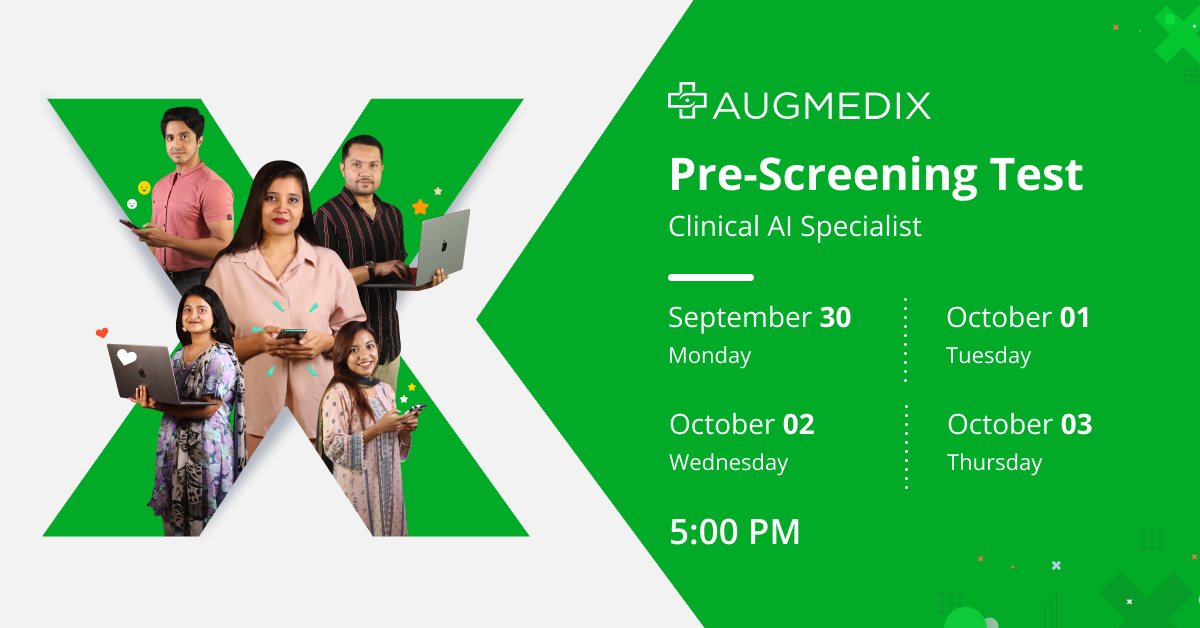 If you are interested in... - Augmedix Bangladesh