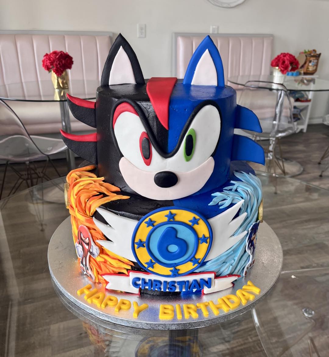 Cakes of Glory - ♦️🔷Amazing Sonic and Shadow Cake!🔷♦️... | Facebook