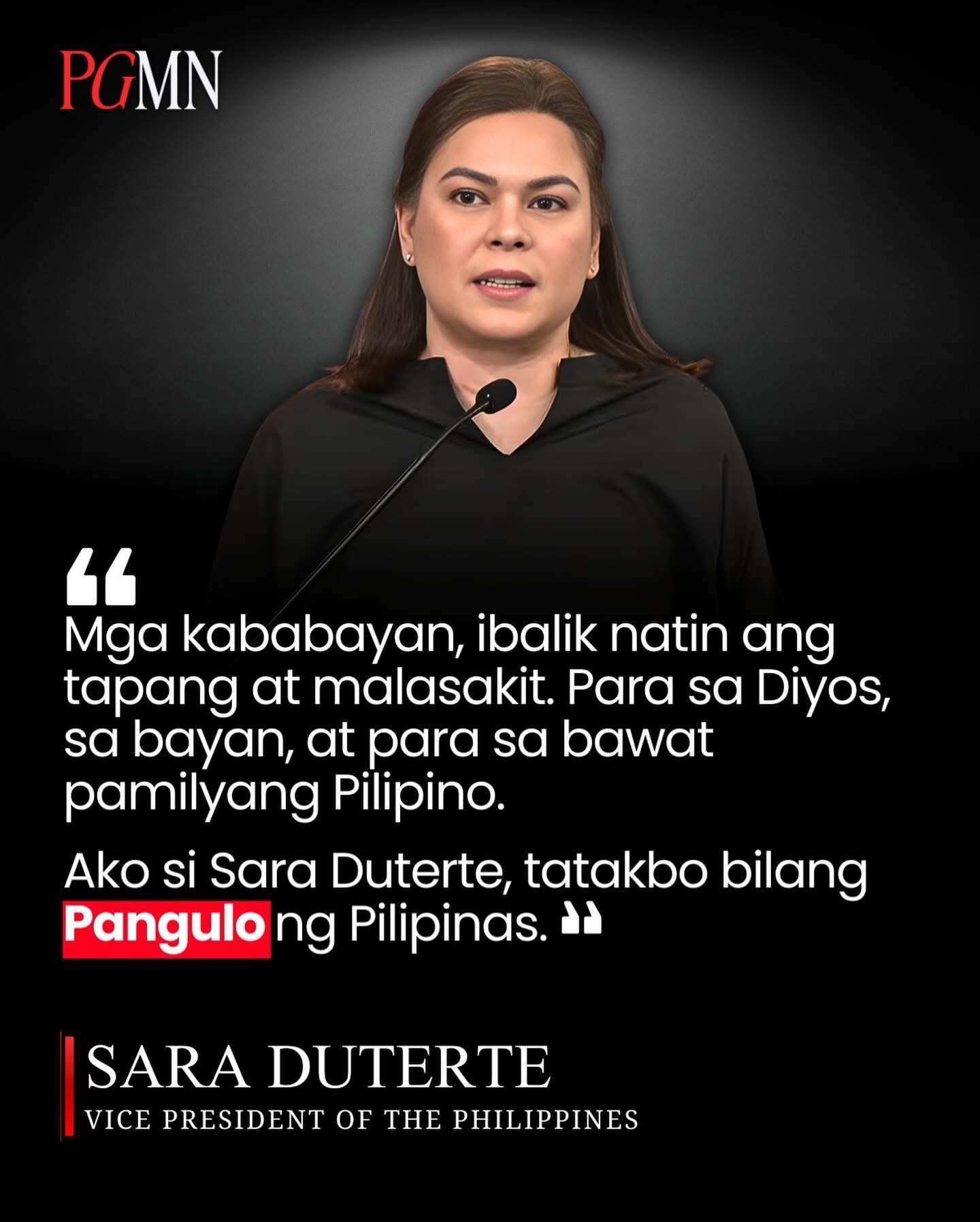 Regal - Sara Duterte has drawn the battle line. In a move that ...