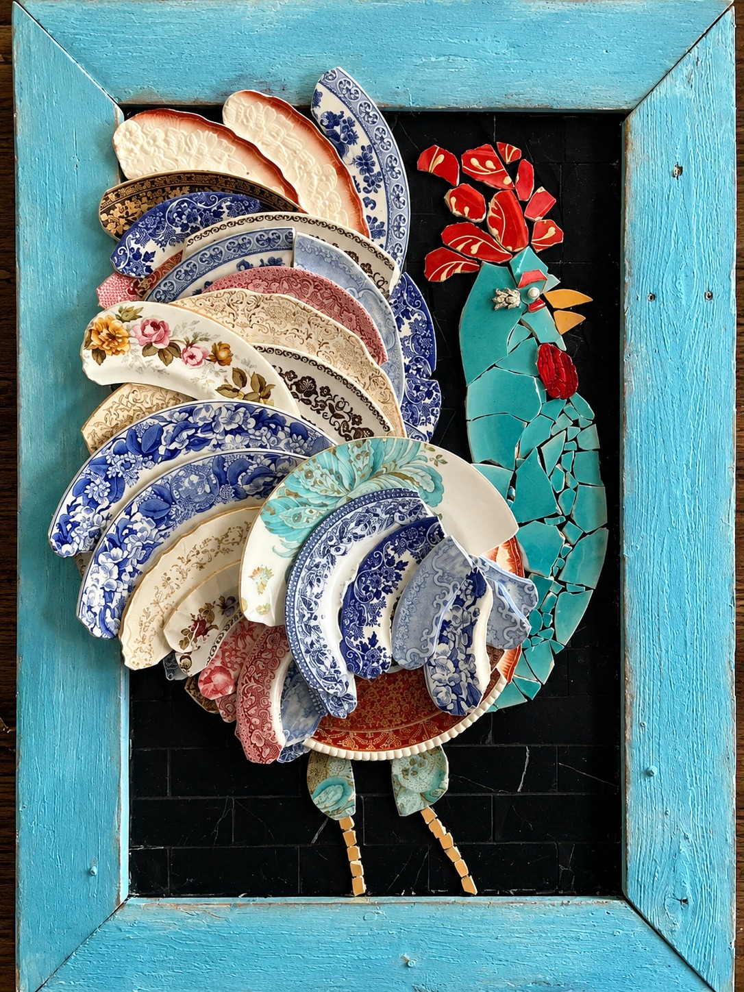 Transforming Broken Plates into Artful Decorations