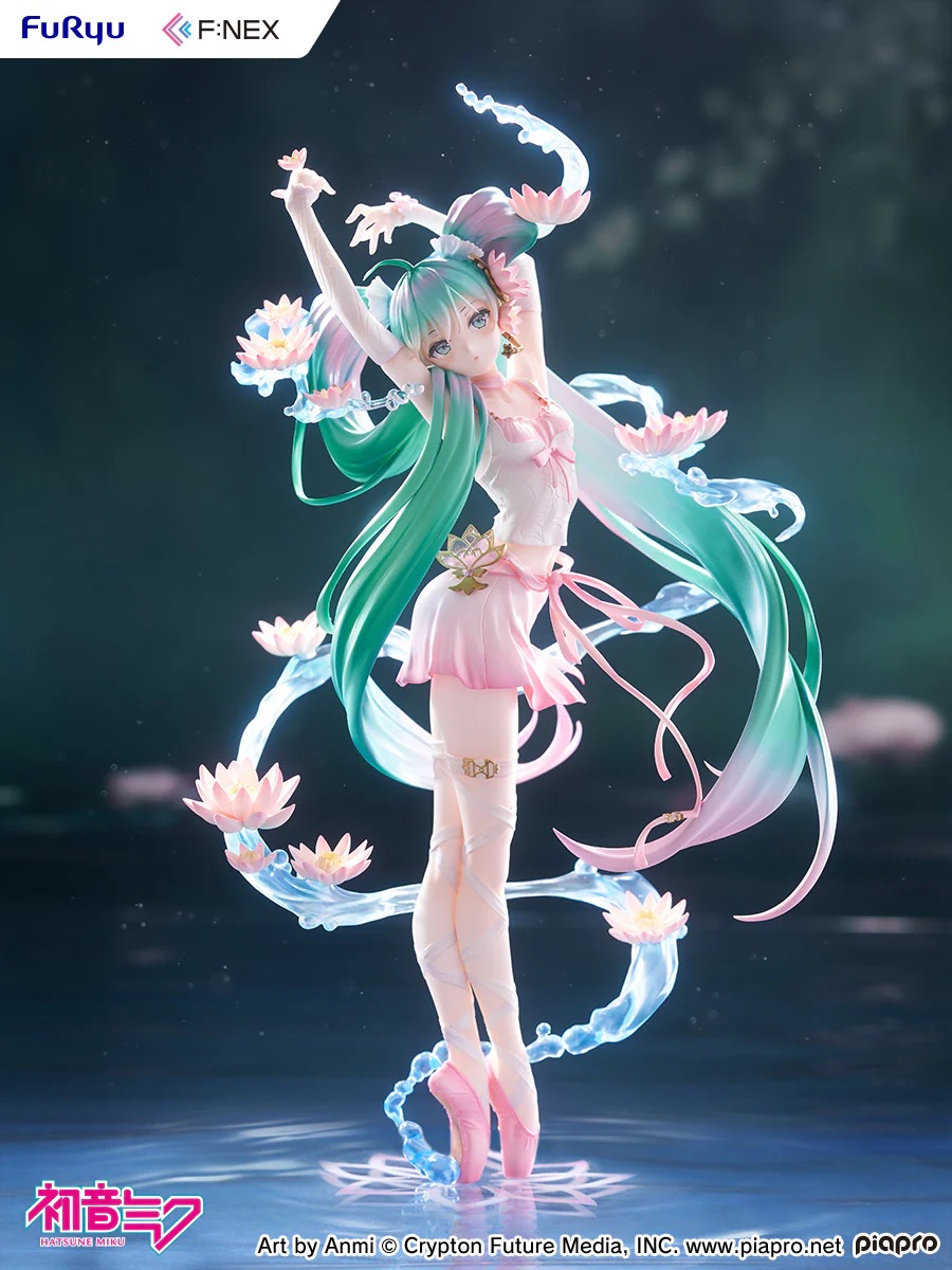 Now THIS is a breathtaking figure 🪷 Hatsune Miku's 1/7 Scale Water Lily Ver. figure will be the centerpiece of your collection! GET: https://got.cr/mikuwaterlily-fb