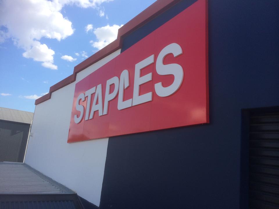 Monster Signs - New signs for Staples today