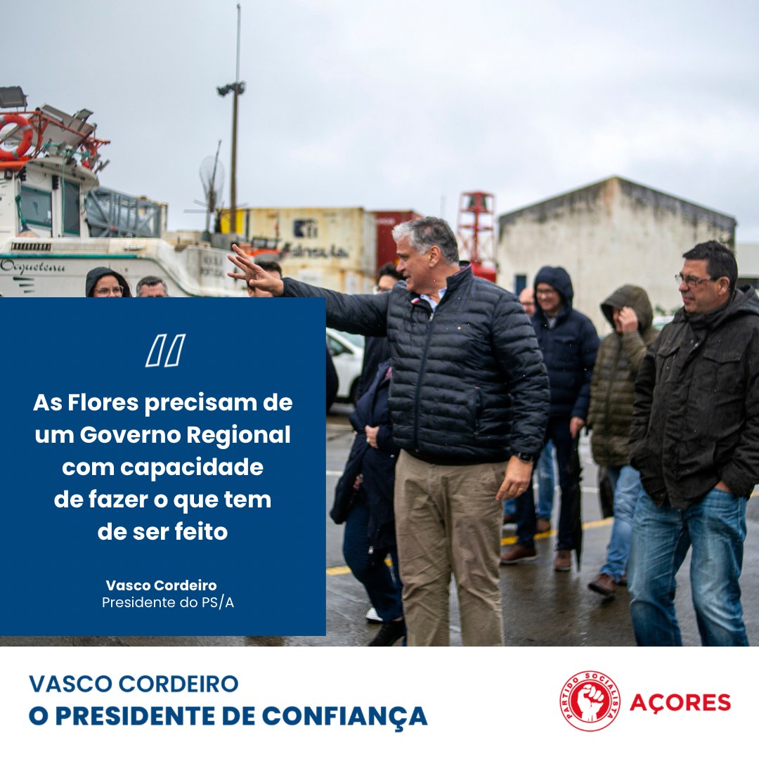 Vasco Cordeiro salientou... - Partido Socialista dos Açores