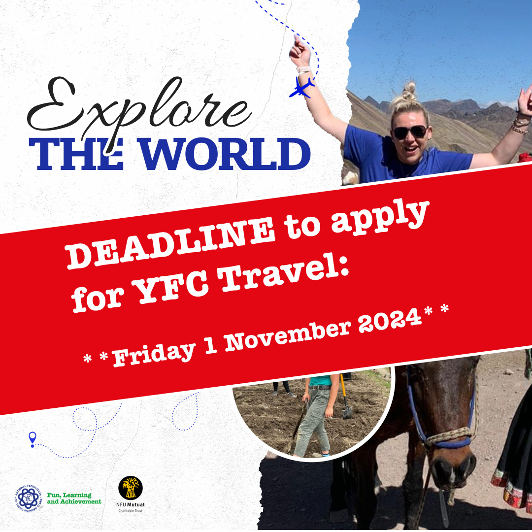National - DON'T MISS OUT! Just three days left to apply for YFC Travel ...