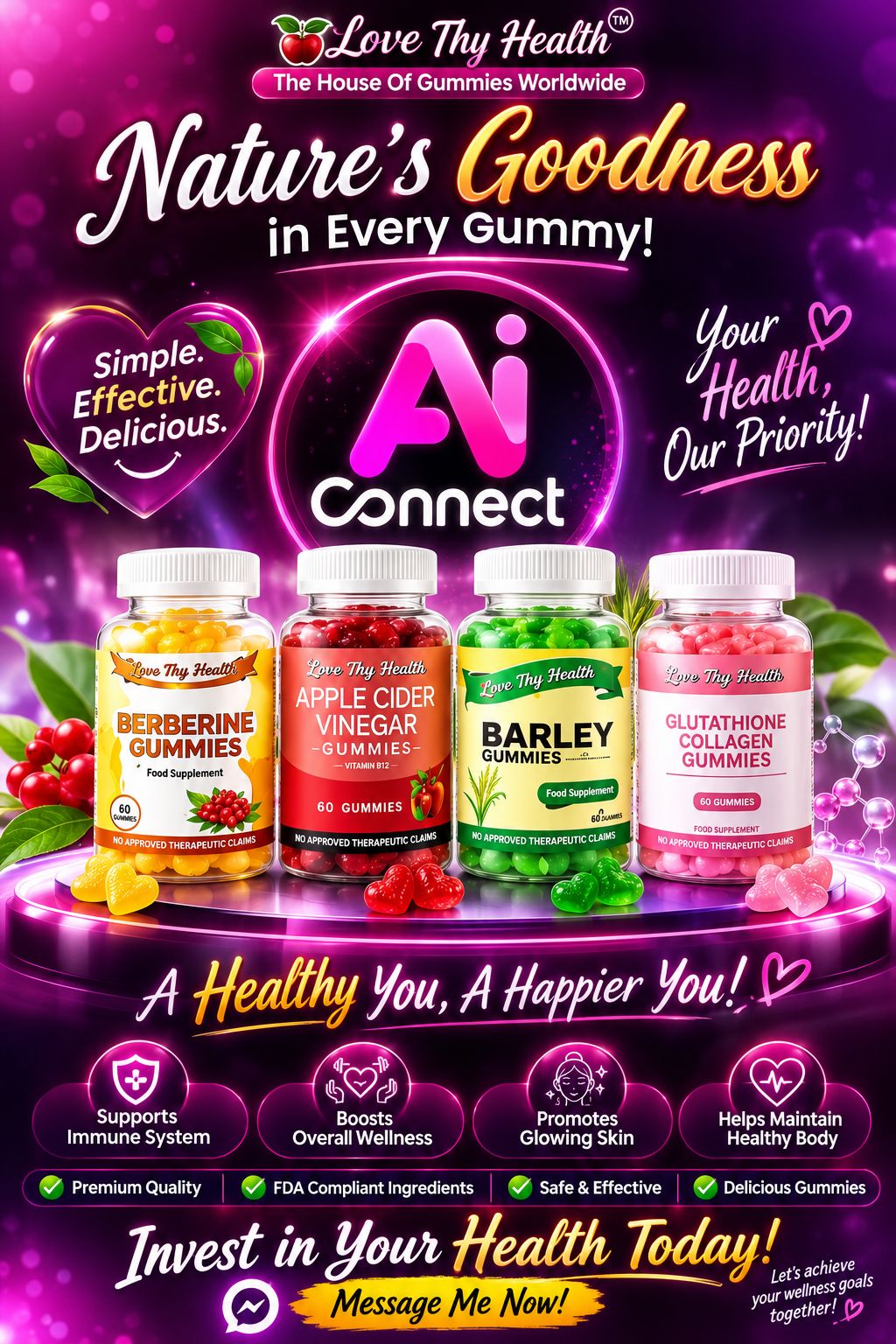 love thy health collagen and glutathione Health: The House Of Gummies Worldwide ghk cu injection site sc-bulk-fragrance-oils-candle-making Size:10 ml.