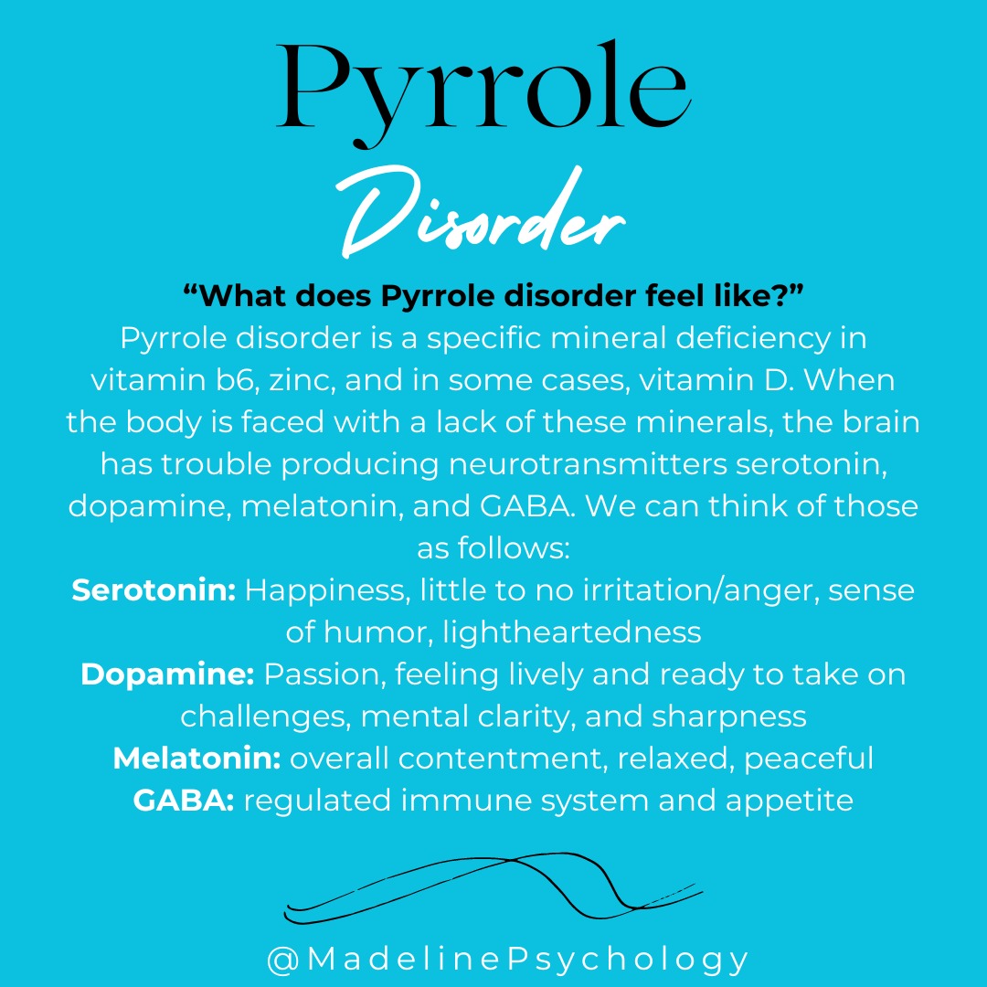 Pyrrole Disorder Discussion & Support Group