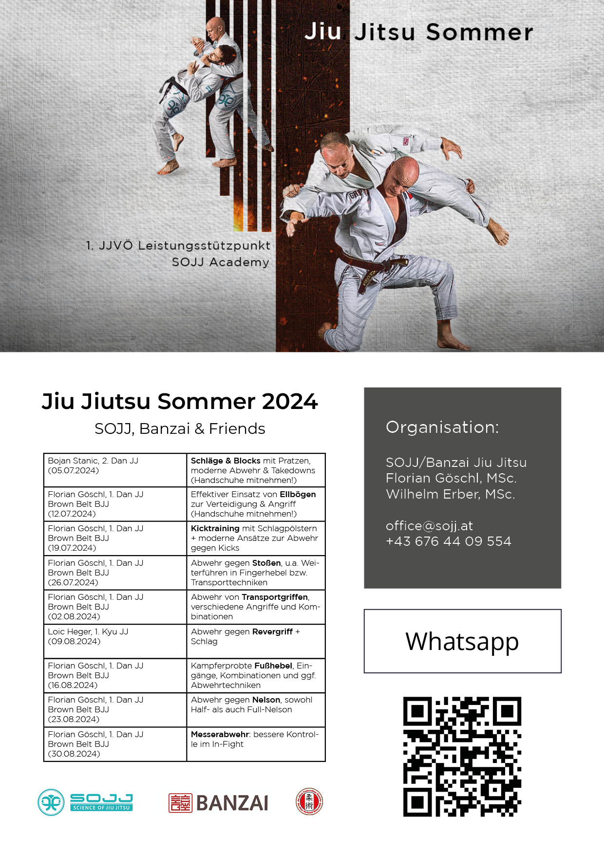 Want to focus on Street Combat Jiu Jitsu in Summer? At SOJJ we 