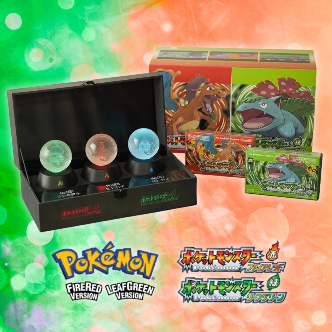 🎁 Pokémon FireRed & LeafGreen Special Bundle Announced for Japan