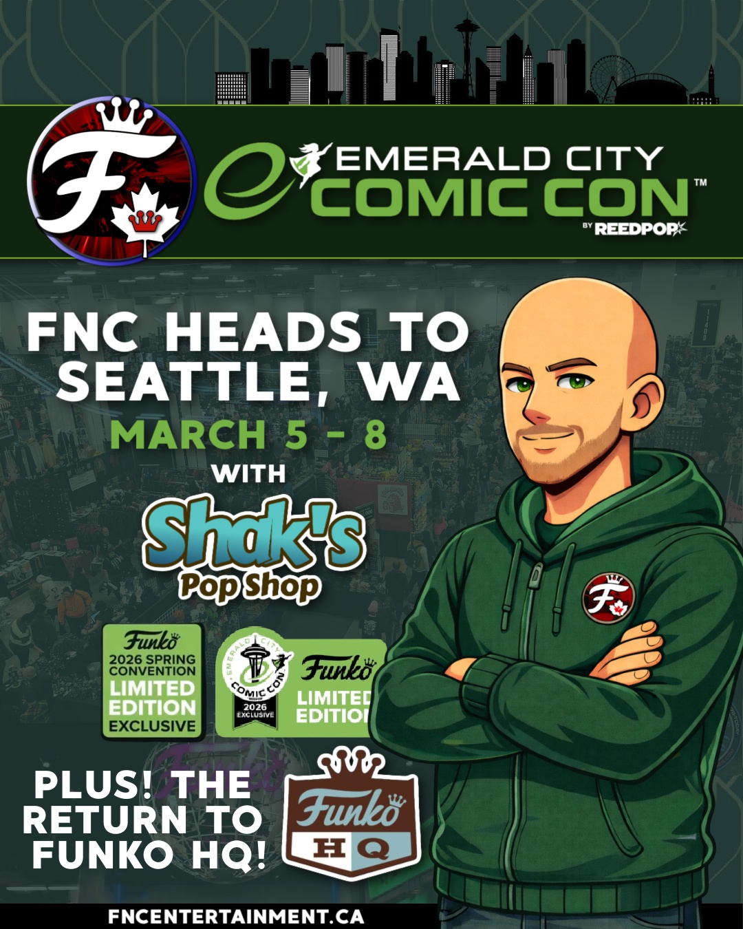 🌲☕ The road to Emerald City Comic Con... - FNC Entertainment | Facebook