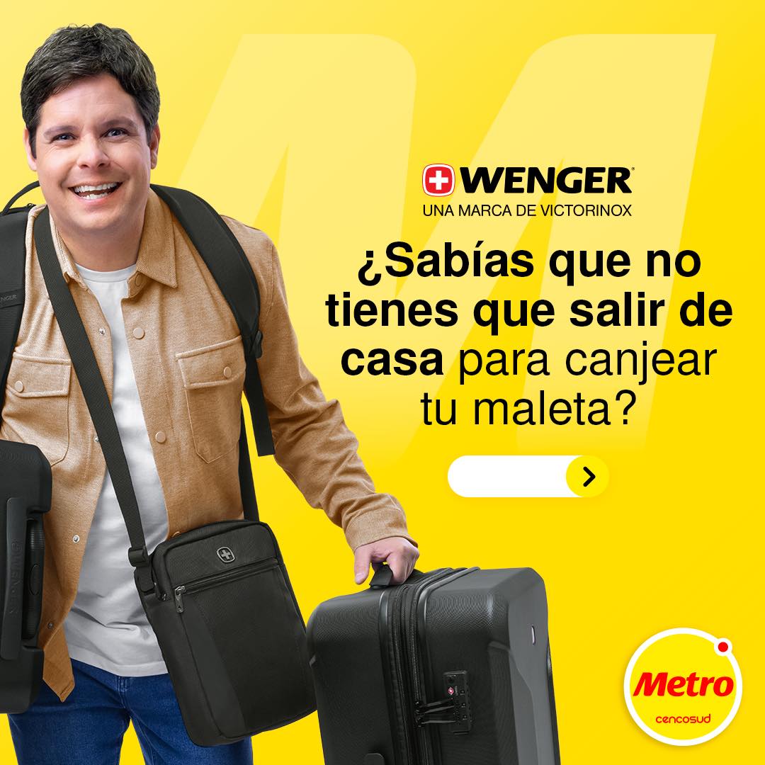 Metro - ¡Stickers virtuales, maleta asegurada! Por cada S/... | Facebook