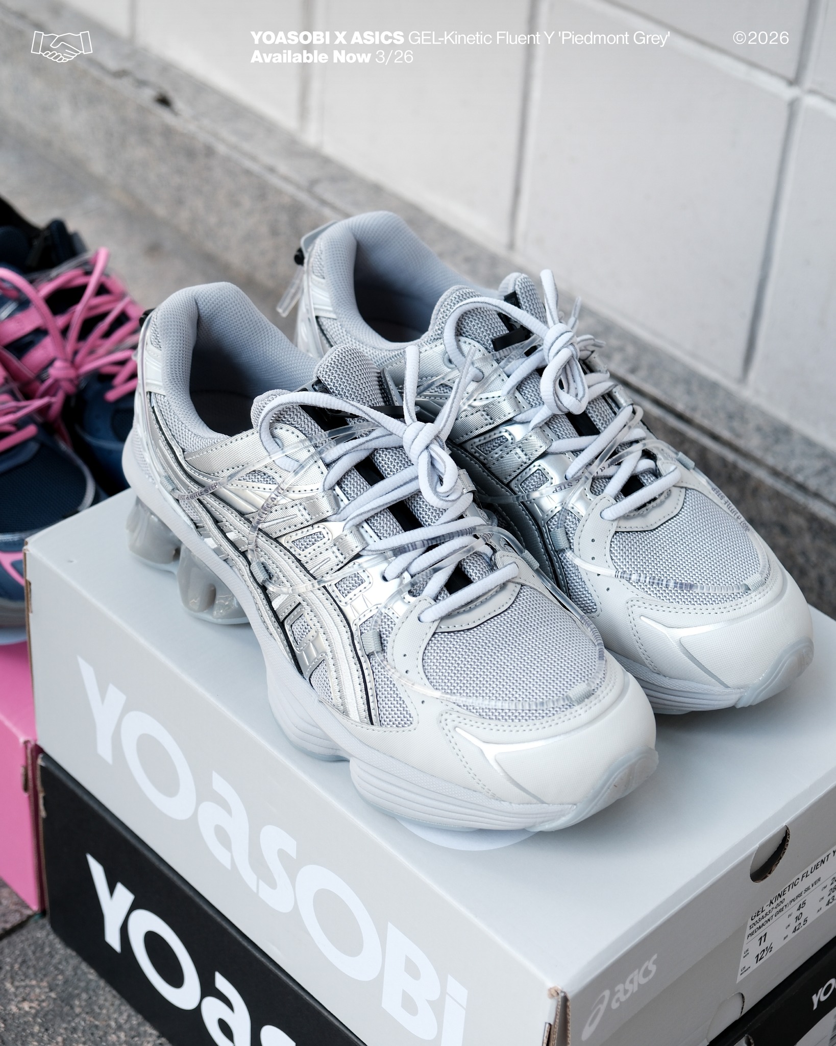 YOASOBI x ASICS GEL-KINETIC FLUENT Y J-pop duo YOASOBI