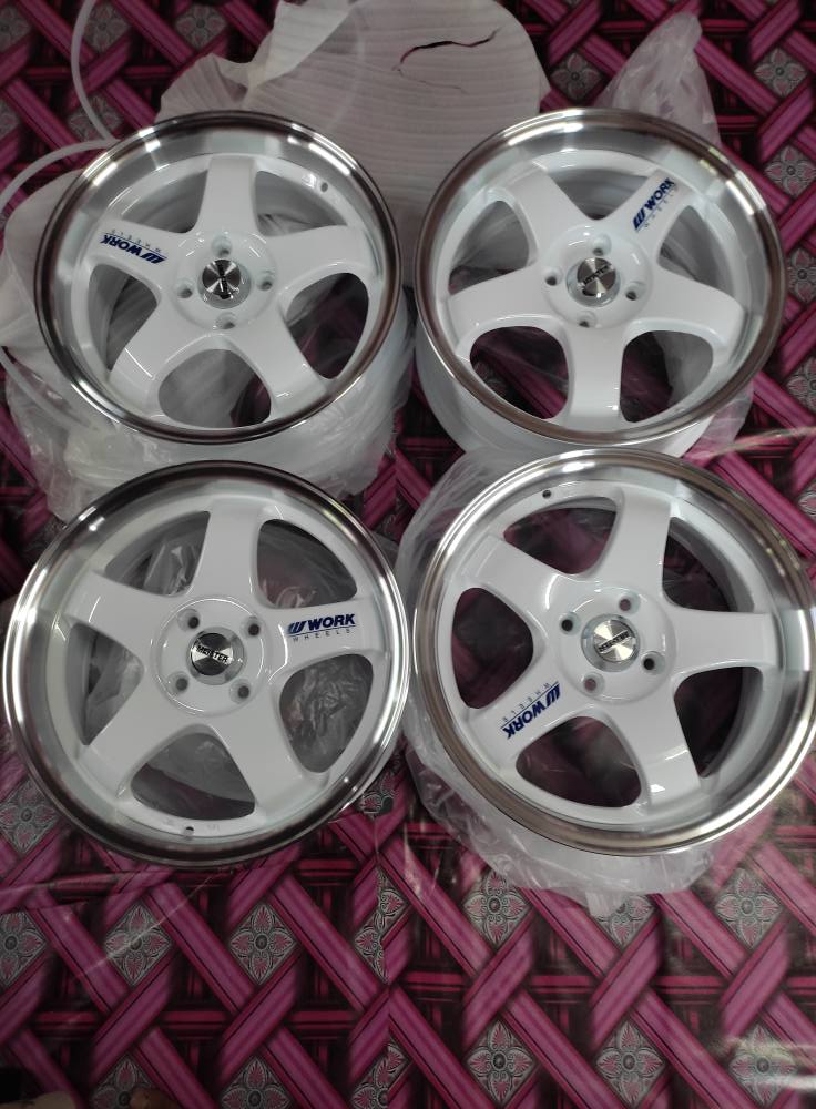 Sport rim work S1 saiz 16-6.5jj ET40 pcd-100 Rim NEW 4PCS RM1380 ...