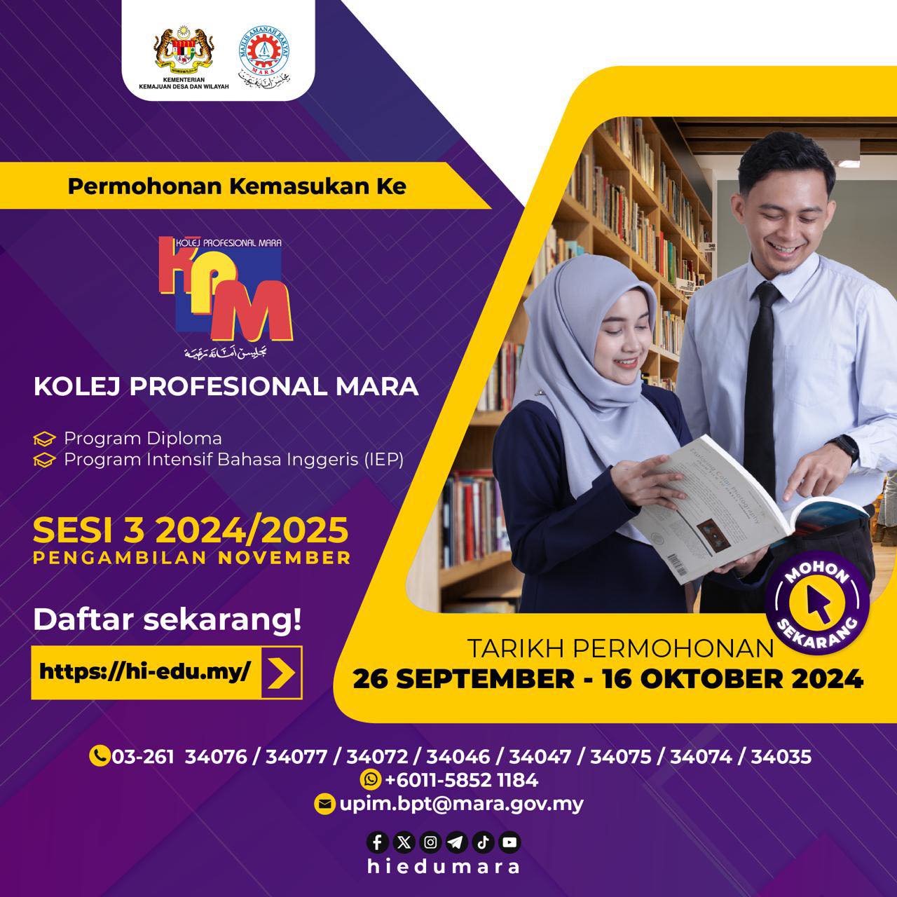 𝗛𝗲𝗯𝗮𝗵𝗮𝗻 𝗞𝗲𝗺𝗮𝘀𝘂𝗸𝗮𝗻 𝗸𝗲 𝗞𝗼𝗹𝗲𝗷... - MAJLIS AMANAH RAKYAT | Facebook