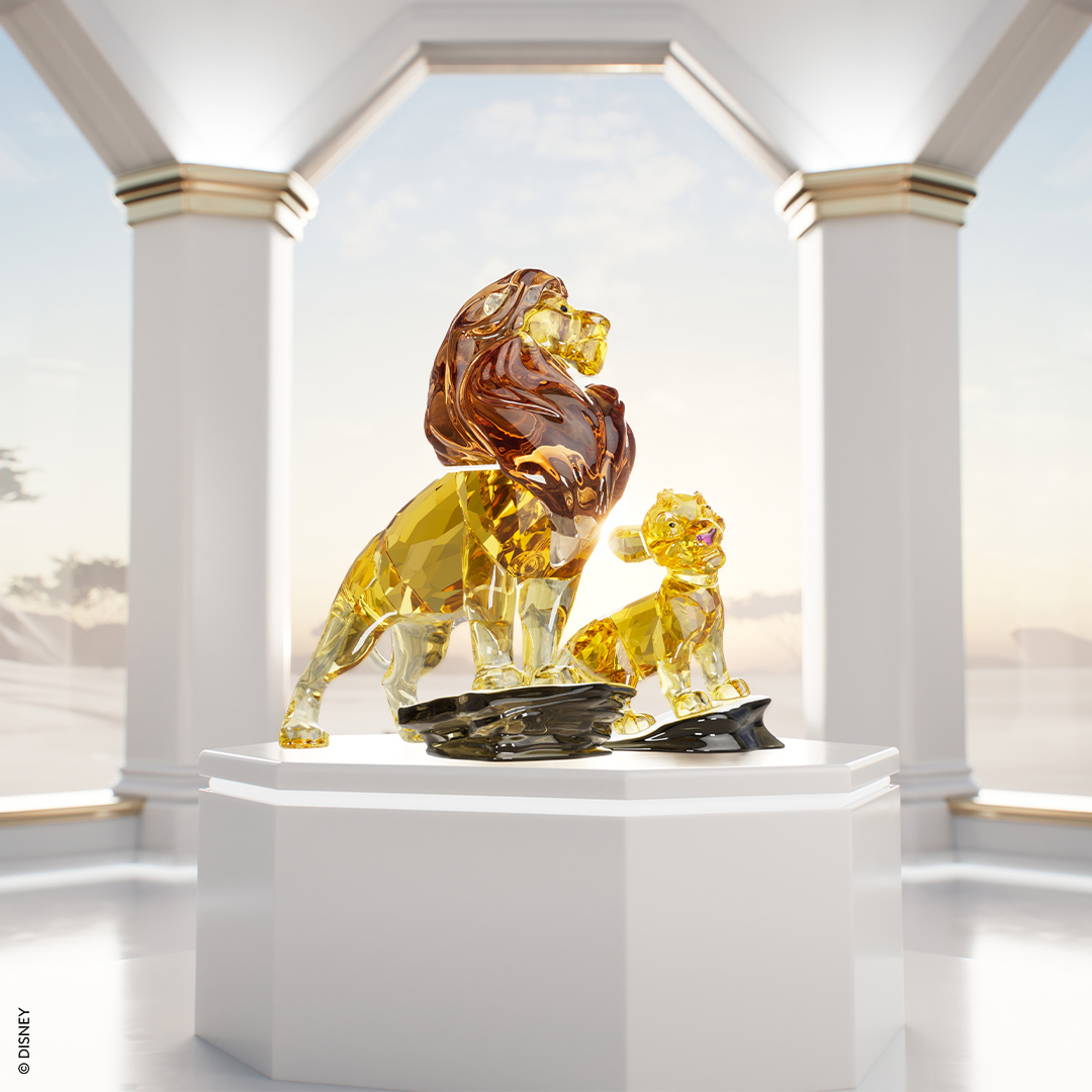 The #DisneyxSwarovski The Lion King collection presents Mufasa and