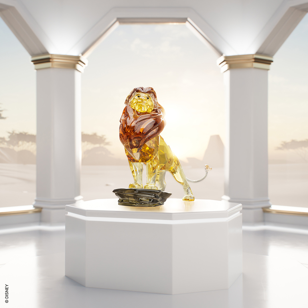The #DisneyxSwarovski The Lion King collection presents Mufasa and