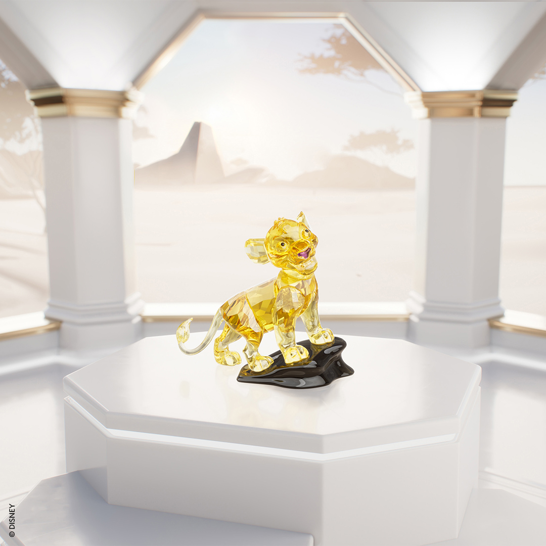 The #DisneyxSwarovski The Lion King collection presents Mufasa and