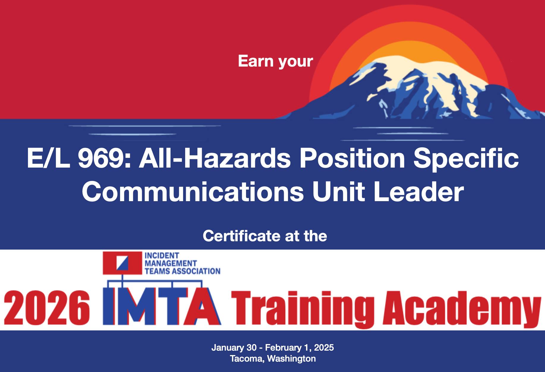 Incident - FEMA has released a new (2025) training: IS-1171.A ...