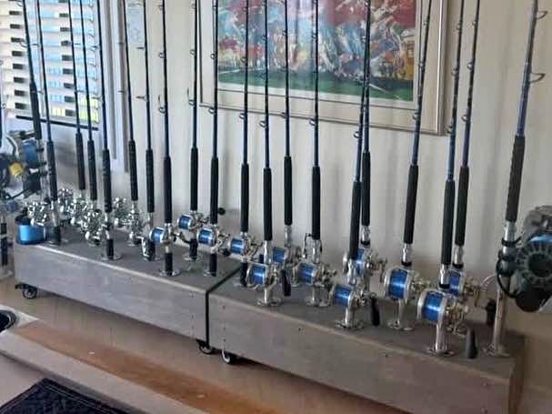 Fishing Rod Rack holds 10 (slayer racks standard 10) - Fishing ...