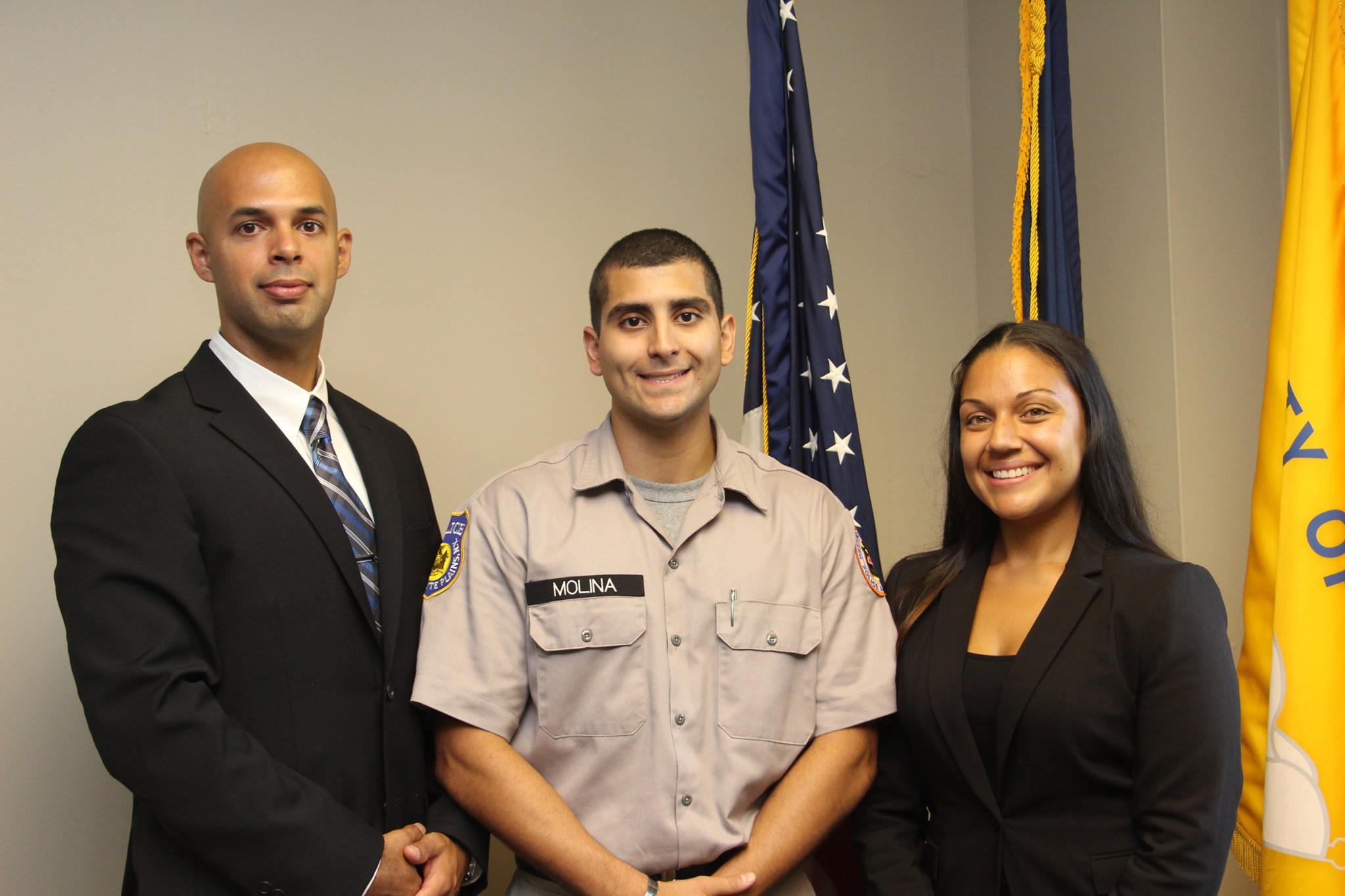 White - Congratulations to Probationary Police Officers Manuel Maya and ...