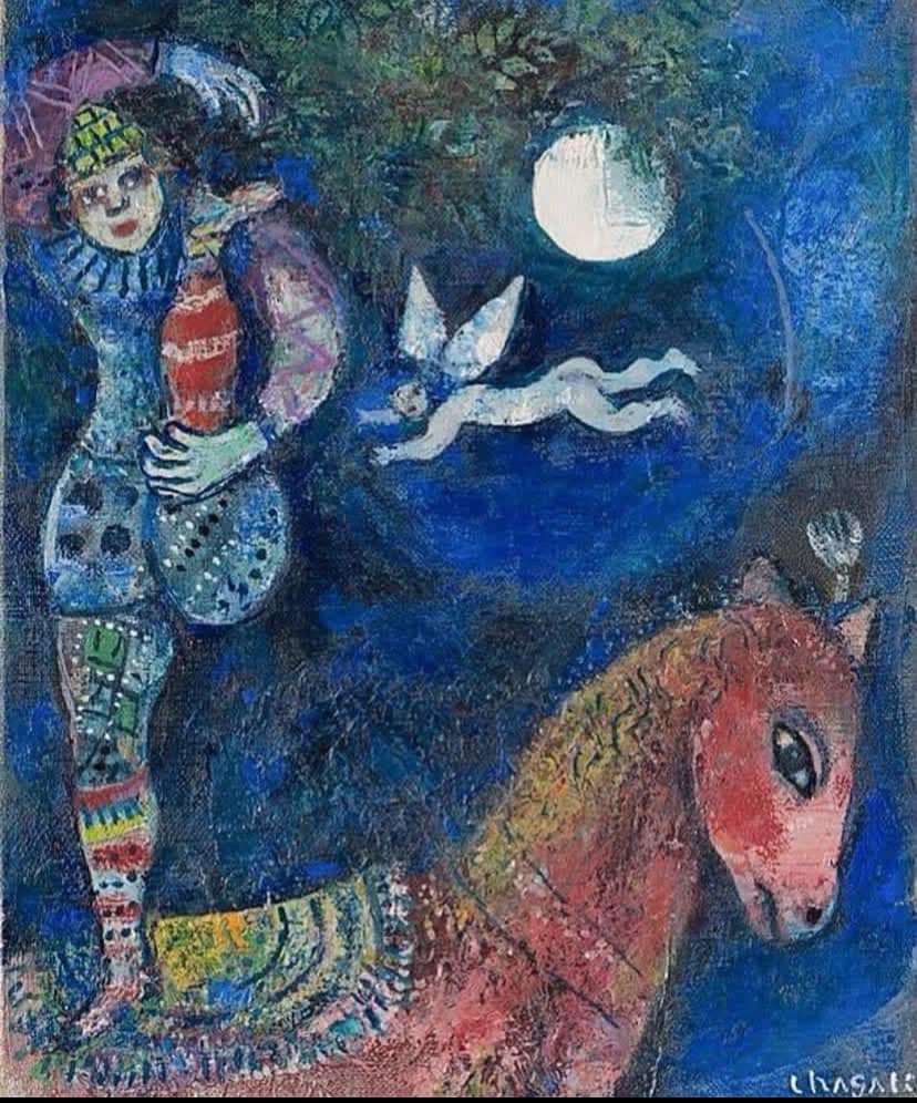The circus was a metaphor for the life Chagall wanted to lead.