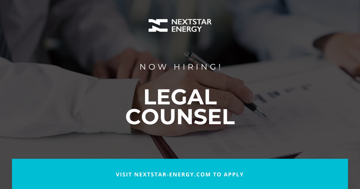 NextStar Energy - 🚀 Now Hiring: Legal Counsel Are you a... | Facebook