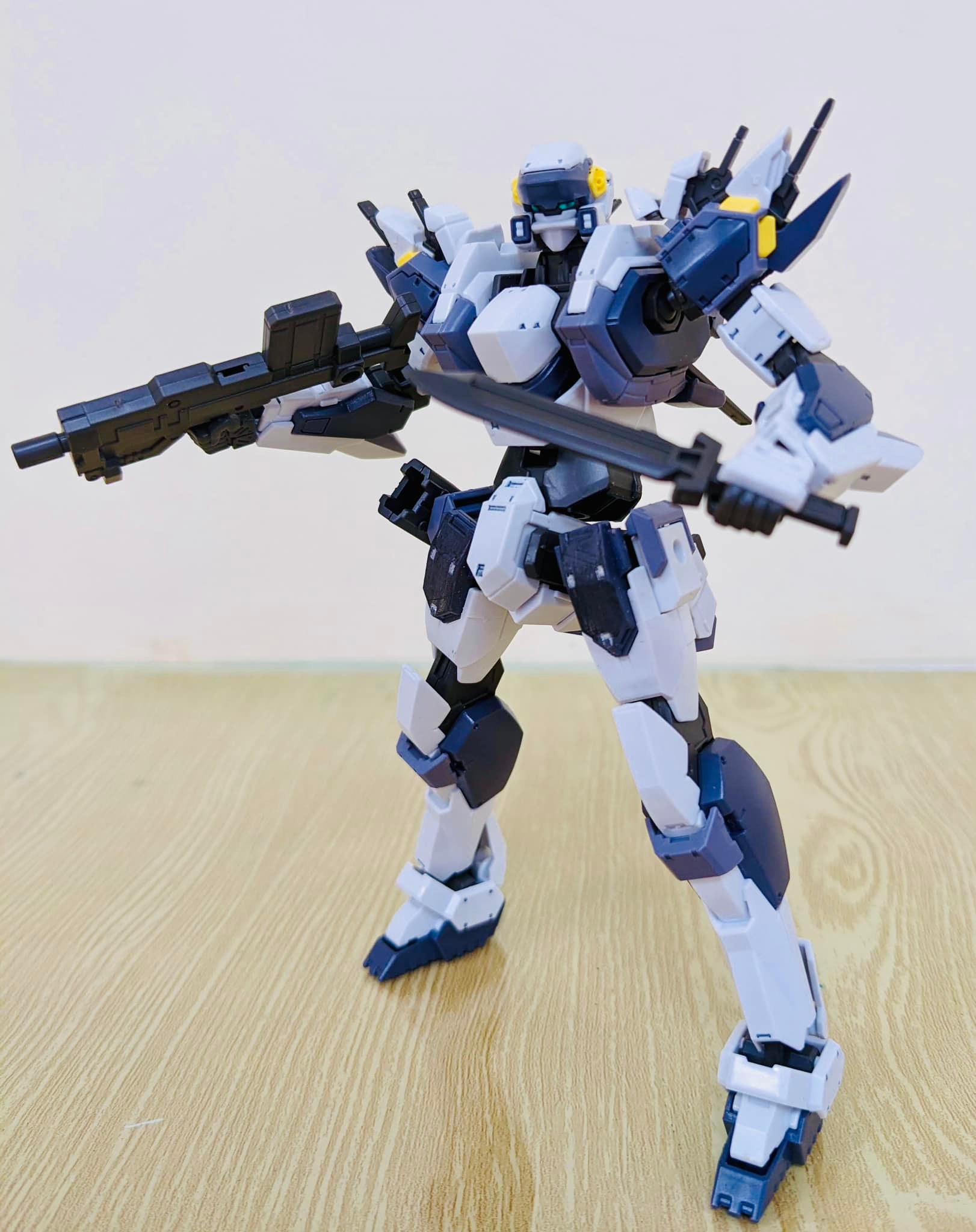 Just Build Model 做模型就對了！ | HG ARX-7強弩兵，已經放到都不知道有什麼武器，加強一下各處關節，再上墨線補點色跟 ...