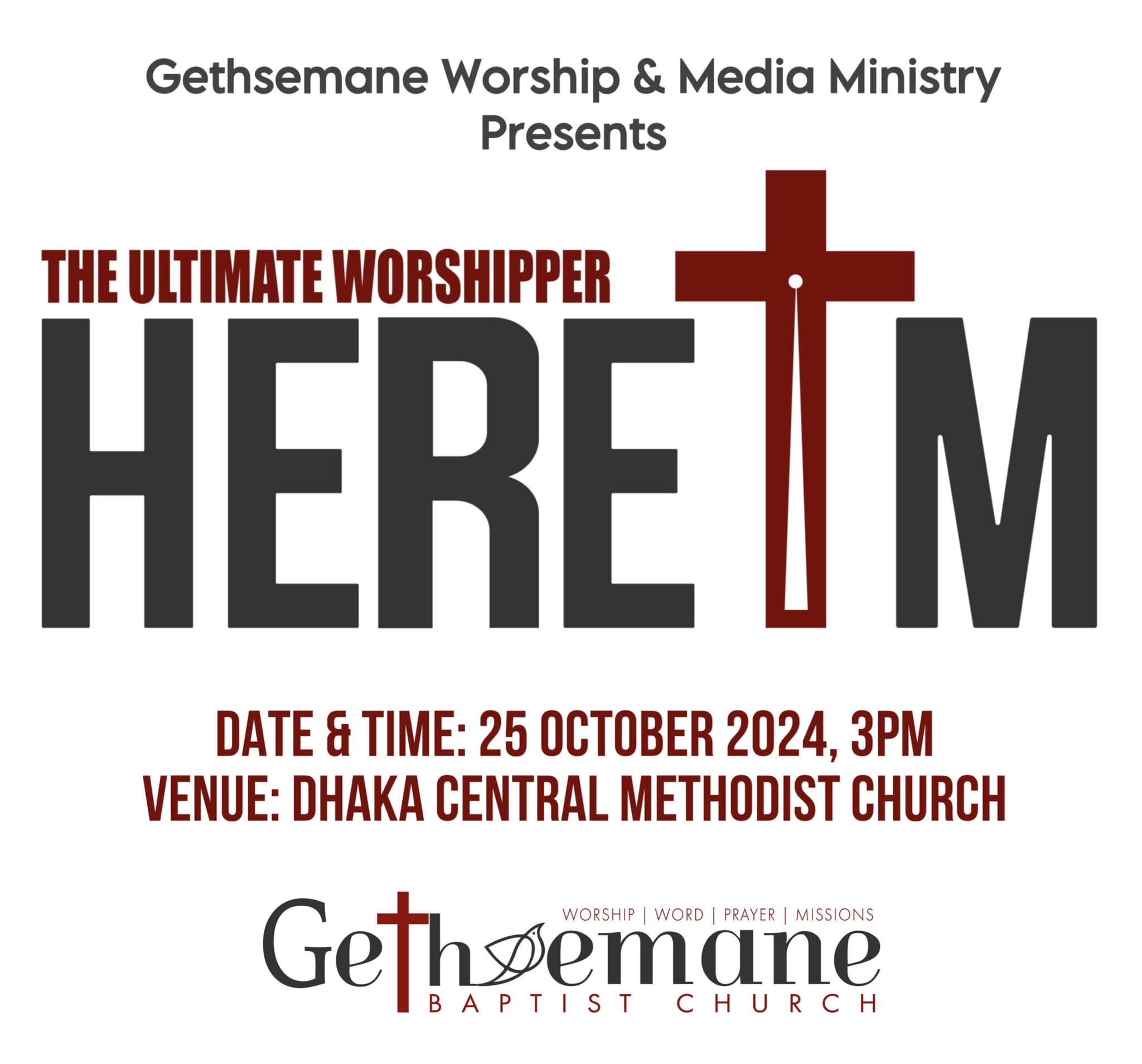 Gethsemane - 🆘 Please find the HIM 2024 details below: 🔊 Theme: Christ ...