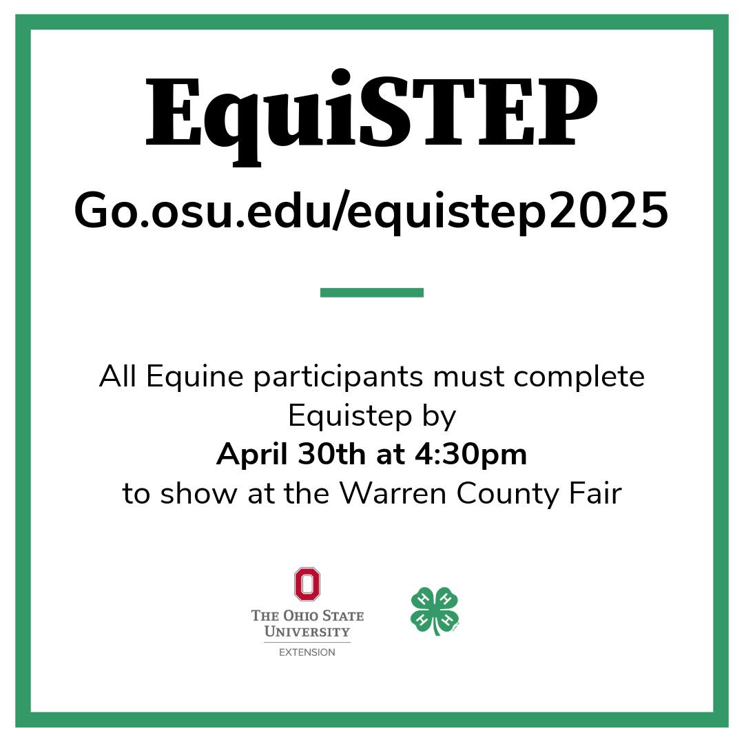 Ohio - EquiSTEP is designed to be completed online by each