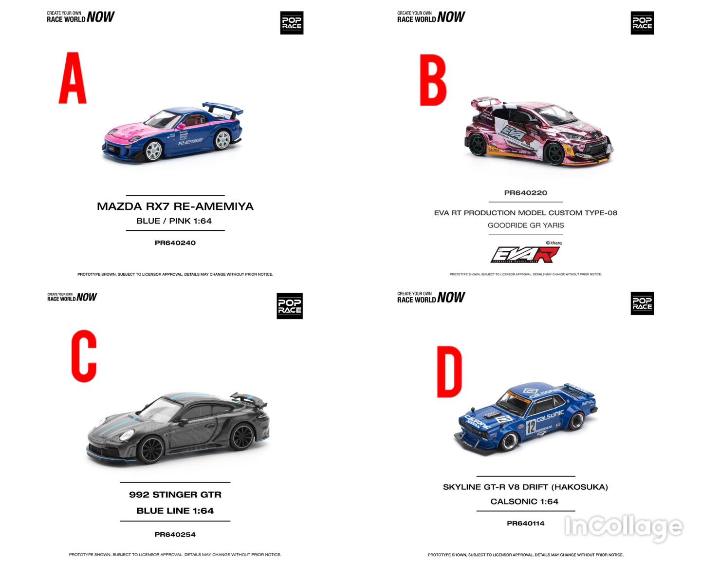 SaigonToys - 💥Pre-Order Pop Race💥. 👉 Net A,B, D:300k C:...