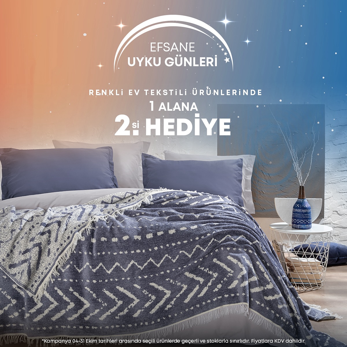 Yataş'ta Efsane Uyku Günleri Başladı.💙 Renkli Ev Tekstili Ürünlerinde 