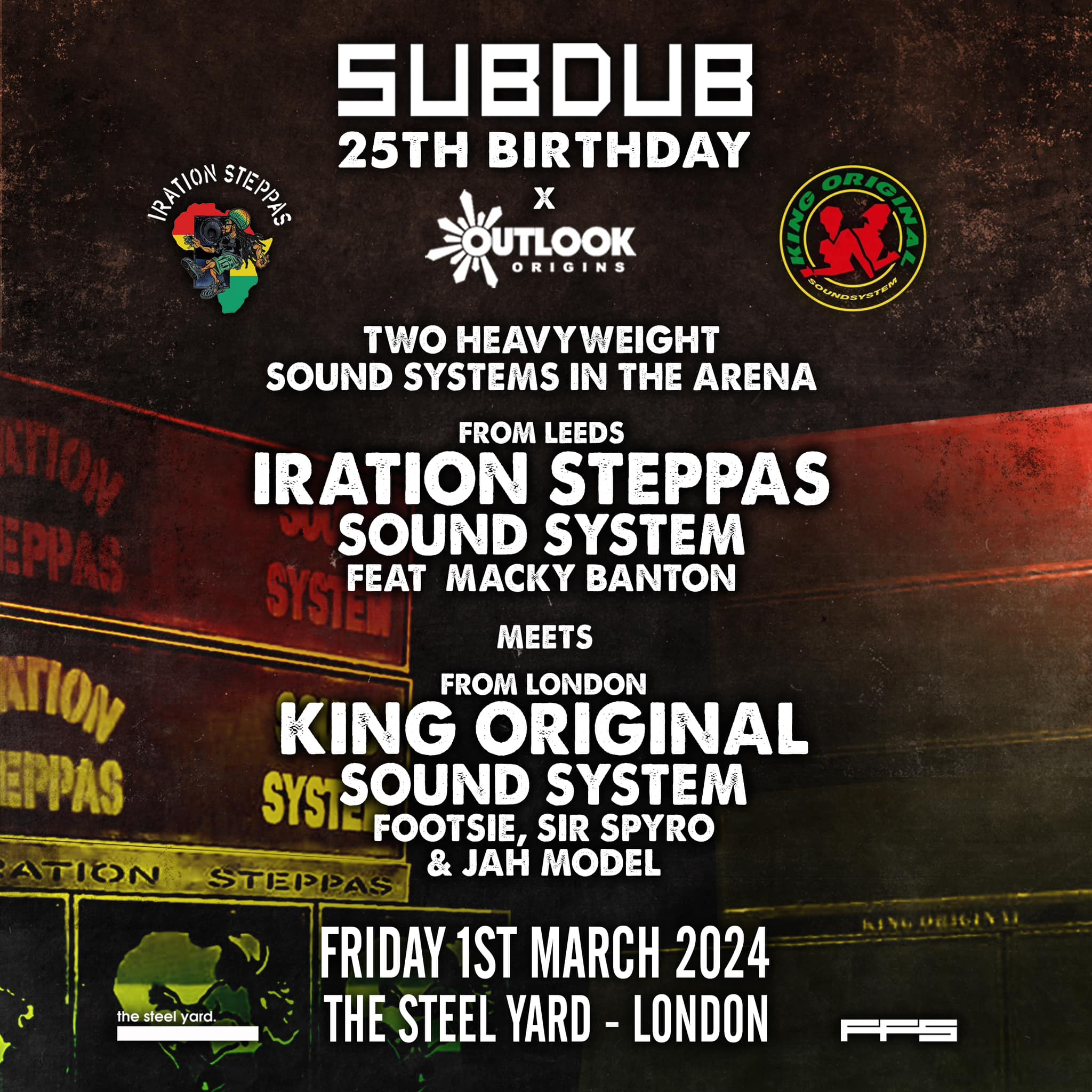 SubDub - 🚨 FRIDAY 1ST MARCH 🚨 SUBDUB comes to The Steel...