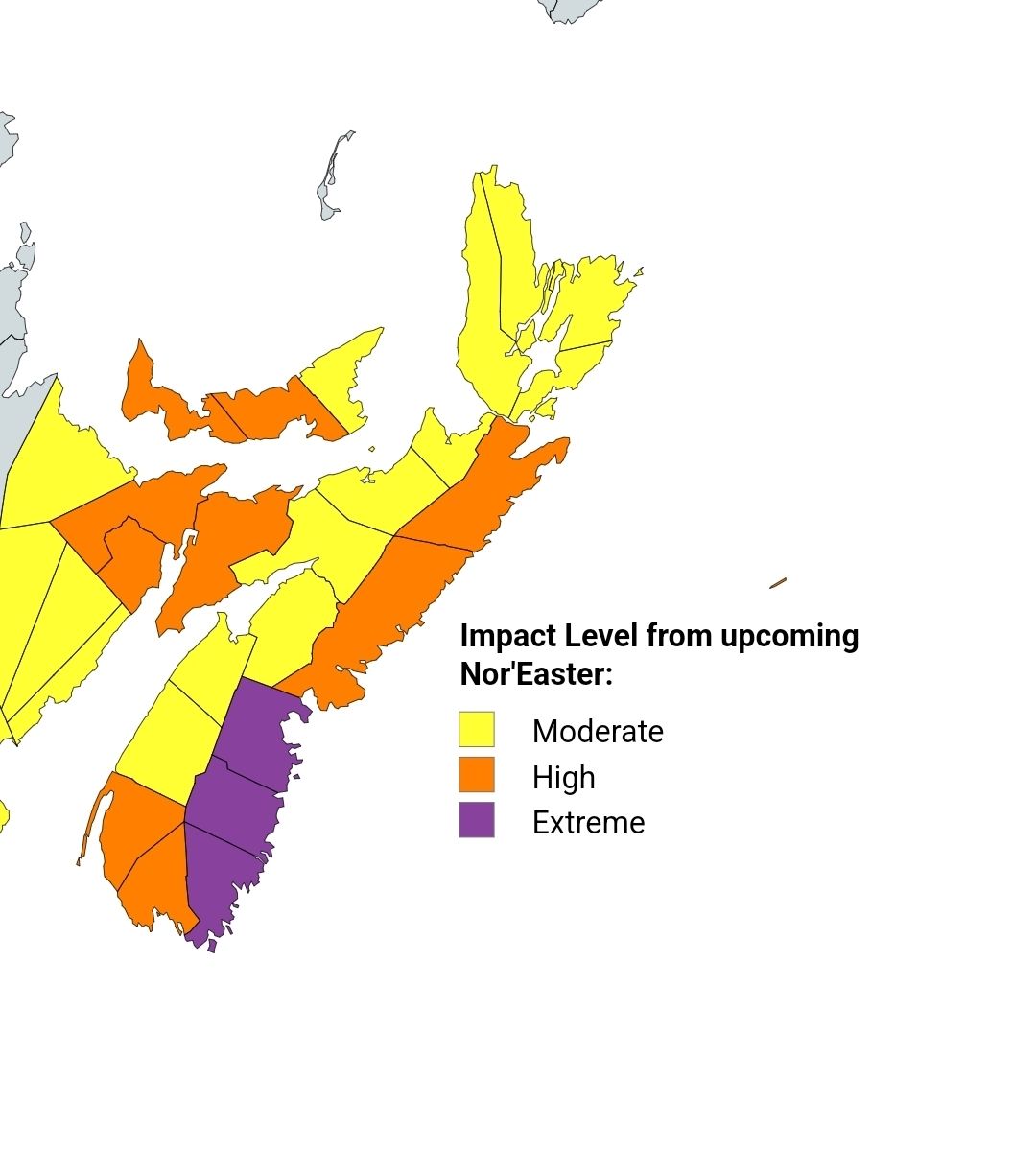 Weather - Impact levels from this Nor'Easter will be noticeable for all ...