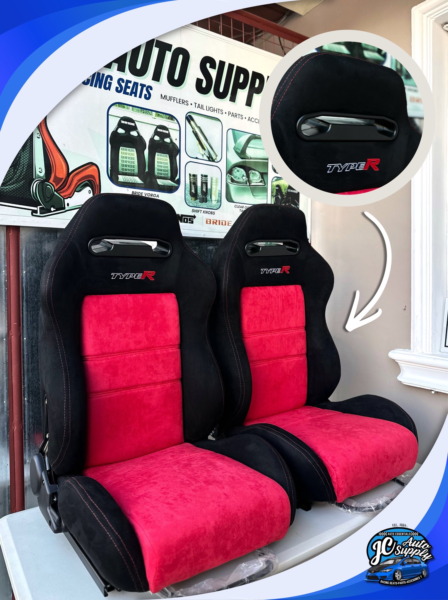 JC - TYPE R RACING SEATS https://maps.app.goo.gl/HB7iFqMYEmgzHUVL6?g_st ...