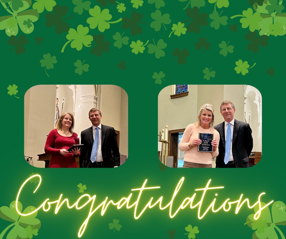 Yesterday, we awarded Wendy... - St. Patrick Catholic School | Facebook